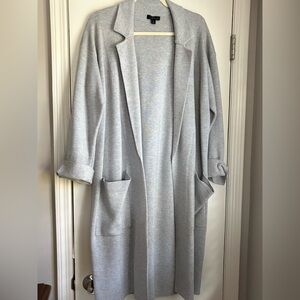 J. Crew Light Gray Sweater Blazer